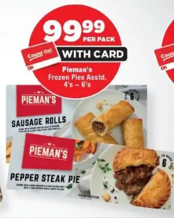 OK Foods Pieman's Frozen Pies Asstd. offer