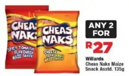 OK Foods Willards Cheas Naks Maize Snack Asstd. offer