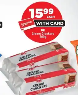 OK Foods OK Cream Crackers offer