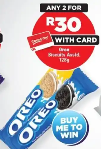 OK Foods Oreo Biscuits Asstd. offer