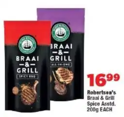 OK Foods Robertson's Braai & Grill Spice Asstd. offer