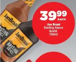 OK Foods Jan Braai Basting Sauce Asstd. offer