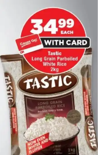 OK Foods Tastic Long Grain Parboiled White Rice offer