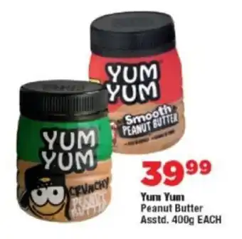 OK Foods Yum Yum Peanut Butter Asstd. offer