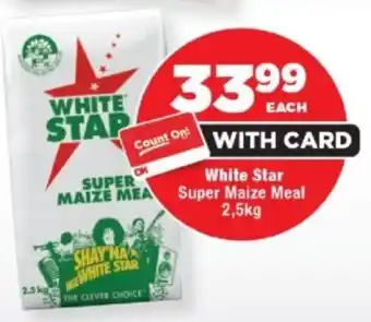 OK Foods White Star Super Maize Meal offer