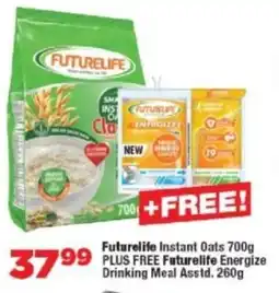 OK Foods Futurelife Instant Oats PLUS FREE Futurelife Energize Drinking Meal Asstd. offer