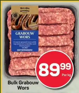 Pick n Pay Hypermarket Bulk Grabouw Wors offer