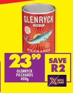 Shoprite GLENRYCK PILCHARDS 400g offer