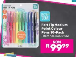 Game Felt Tip Medium Point Colour Pens 10-Pack offer