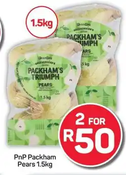 Pick n Pay Hypermarket PnP Packham Pears 1.5kg offer