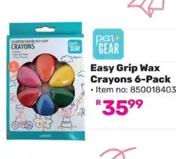 Game Easy Grip Wax Crayons 6-Pack offer