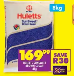 Shoprite Huletts SunSweet Brown Sugar 8kg offer