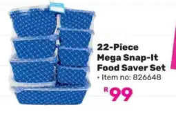 Game 22-Piece Mega Snap-It Food Saver Set offer