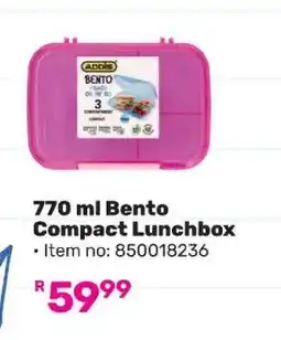 Game 770 ml Bento Compact Lunchbox offer