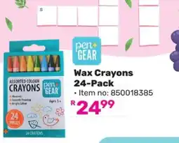 Game Wax Crayons 24-Pack offer