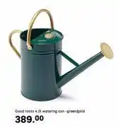 Leroy Merlin Good Roots Watering Can Green/Gold-4.5Ltr offer