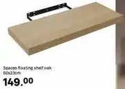 Leroy Merlin Spaceo Floating Shelf Oak 60 x 23cm offer