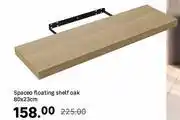 Leroy Merlin Spaceo Floating Shelf Oak 80 x 23cm offer