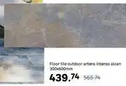 Leroy Merlin Artens Floor Tile Outdoor Intenso Alcan 300 x 600mm offer