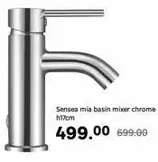 Leroy Merlin Sensea Mia Basin Mixer Chrome H17cm offer