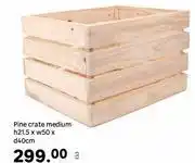 Leroy Merlin Pine Crate Medium-H 21.5 X W 50 X D 40cm offer