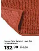 Leroy Merlin Sensea Easy Bathmat Lava Red W50cm x L80cm offer