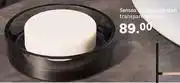 Leroy Merlin Sensea Studio Soap Dish Transparent Black offer
