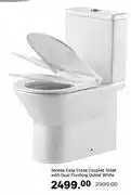 Leroy Merlin Sensea Easy Close Coupled Toilet With Dual Flushing Outlet White offer