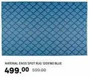 Leroy Merlin Naterial ENOS Spot Rug Blue-120 x 180 offer