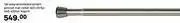 Leroy Merlin Inspire Ten Pole Extandable Curtain Pole Kit Mat Nickel D25-28 Fuji 240-400cm offer