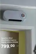 Leroy Merlin Equation Wall Mountable Electric Heater White 2000W offer