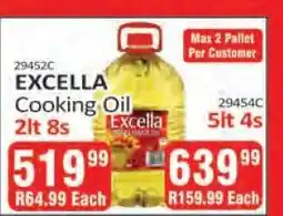 KitKat Cash and Carry Excella Cooking Oil 2lt 8s offer