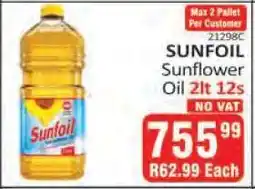 KitKat Cash and Carry SUNFOIL Sunflower Oil 2lt 12s offer