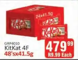 KitKat Cash and Carry KitKat 4F offer