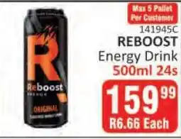 KitKat Cash and Carry Reboost Energy Drink offer
