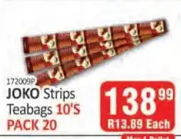 KitKat Cash and Carry JOKO Strips Teabags 10'S PACK 20 offer