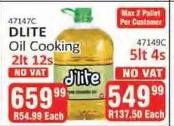 KitKat Cash and Carry DLITE Oil Cooking 2lt 12s offer
