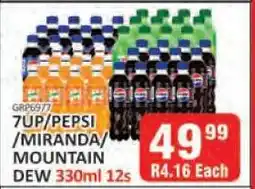 KitKat Cash and Carry 7UP/PEPSI/MIRANDA/MOUNTAIN DEW 330ml 12s offer