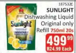 KitKat Cash and Carry SUNLIGHT Dishwashing Liquid Original offer