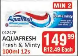 KitKat Cash and Carry AQUAFRESH Fresh & Minty offer