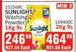 KitKat Cash and Carry SUNLIGHT Washing Powder 1Kg 9s offer
