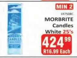 KitKat Cash and Carry MORBRITE Candles White 25's offer