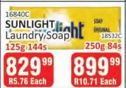 KitKat Cash and Carry Sunlight Laundry Soap 125g offer