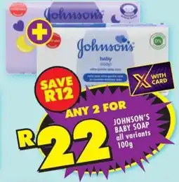 Shoprite Johnson's baby soap offer