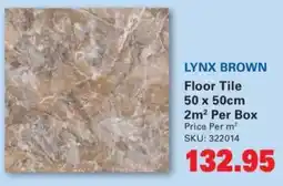 Cashbuild Lynx brown floor tile offer