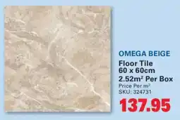 Cashbuild Omega beige floor tile offer