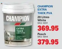 Cashbuild Champion extra thick PVA offer