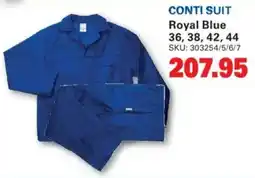 Cashbuild Conti suit royal blue offer