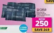 Casa 5 Piece Bed Set 1 Queen Comforter 2 Pillows & Pillowcase