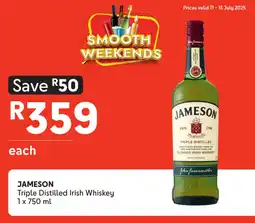 Makro’s liquor Jameson triple distilled irish whiskey offer